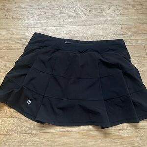 lululemon athletica Black Mini Skater Skirt